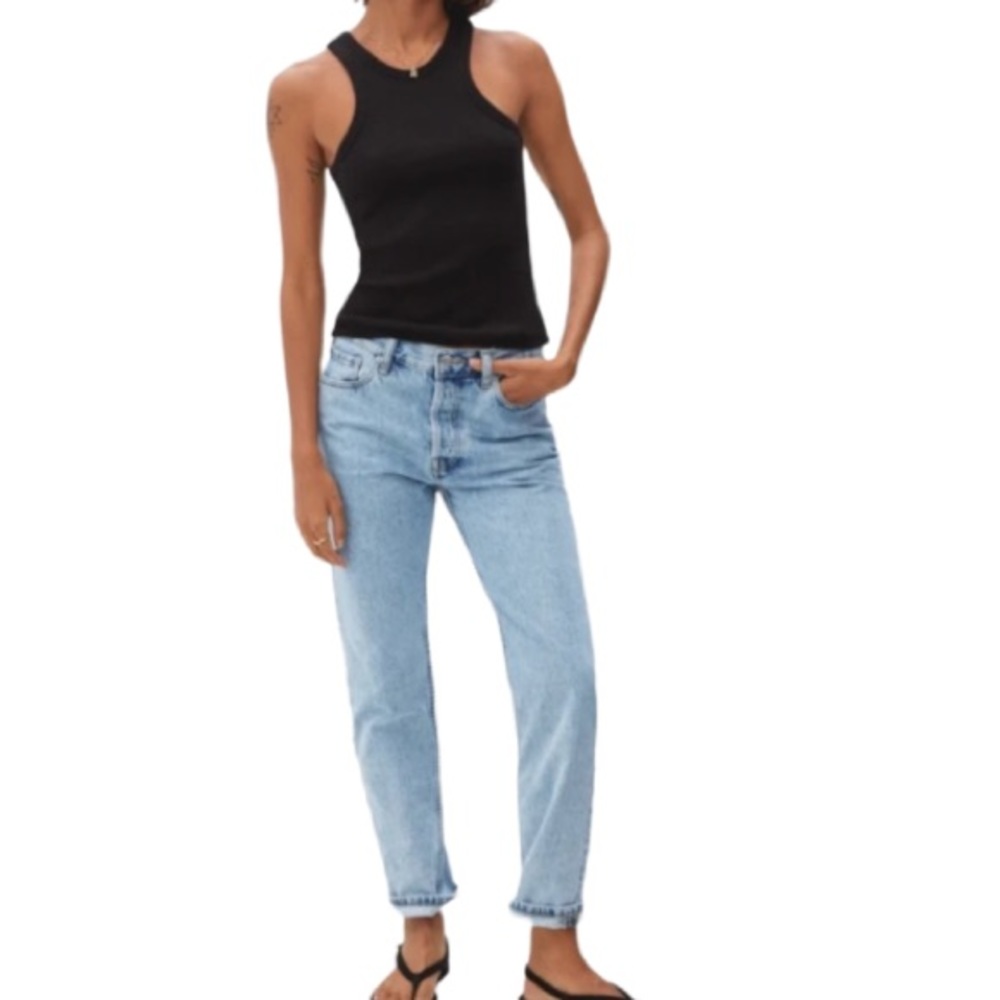 NWT Everlane Rigid slouch Jean (Relaxed straight fit) sz 30